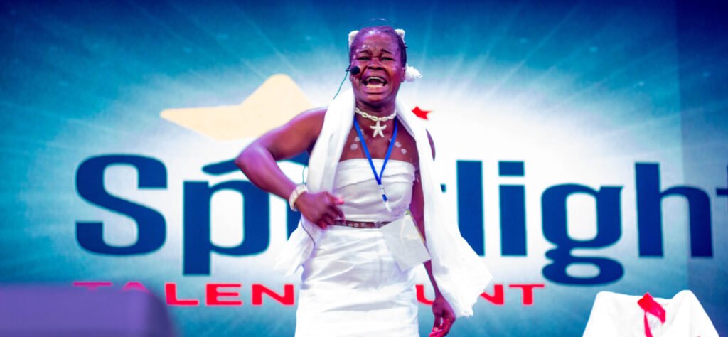 Nwaogu Faith on stage